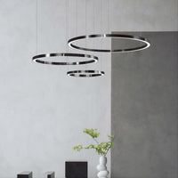 CRUISE BLACK Ring Chandelier by Lampadom - ambient shot