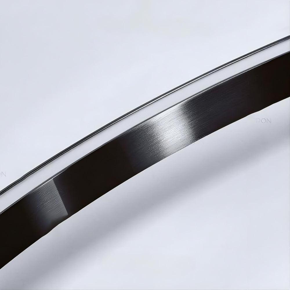 CRUISE BLACK Ring Chandelier by Lampadom - side view