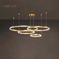 CRUISE LUX Ring Chandelier by Lampadom - side view