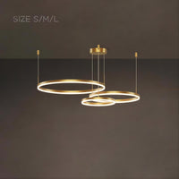 CRUISE LUX Ring Chandelier by Lampadom - detail view