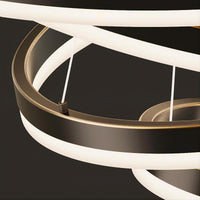 CRUISE MORE LUX Ring Chandelier by Lampadom - side view