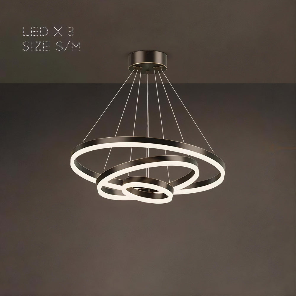 CRUISE MORE LUX Ring Chandelier by Lampadom - scale reference