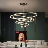 CRUISE MORE LUX Ring Chandelier by Lampadom - top view