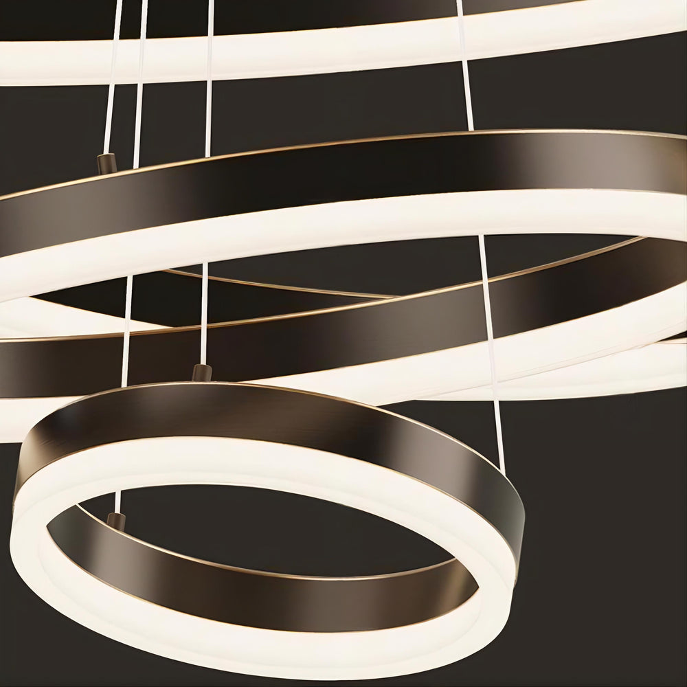 CRUISE MORE LUX Ring Chandelier by Lampadom - close-up