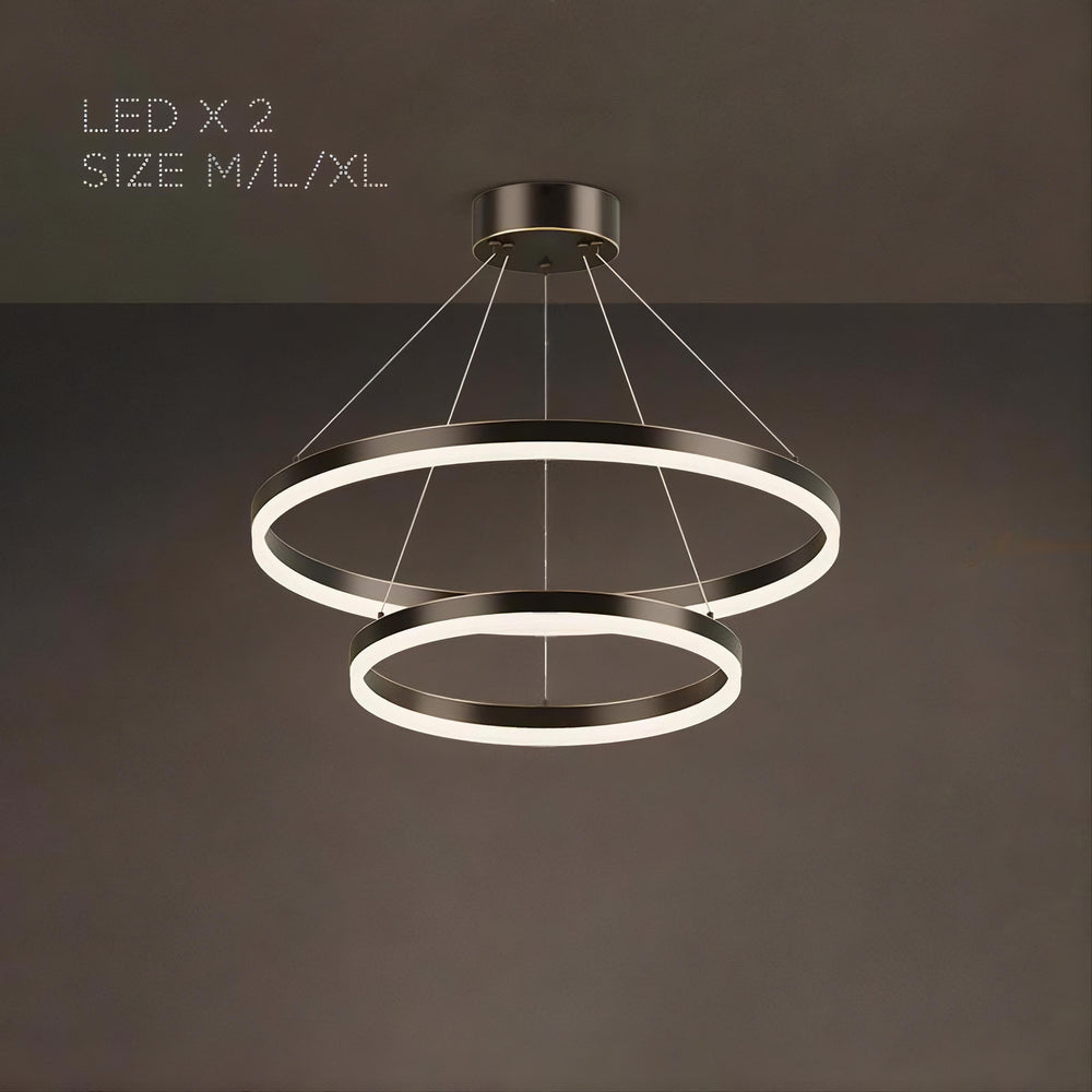 CRUISE MORE LUX Ring Chandelier by Lampadom - detail view