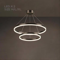 CRUISE MORE LUX Ring Chandelier by Lampadom - detail view