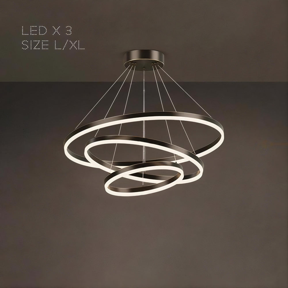 CRUISE MORE LUX Ring Chandelier by Lampadom - ambient shot