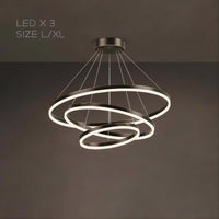 CRUISE MORE LUX Ring Chandelier by Lampadom - top view
