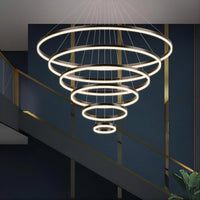 CRUISE MORE LUX Ring Chandelier by Lampadom - ambient shot