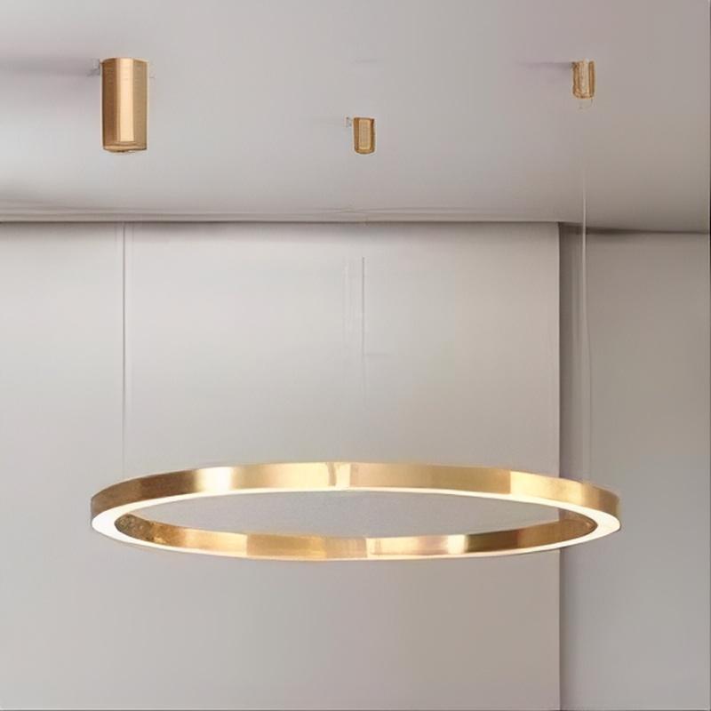 CRUISE ONE Ring Chandelier by Lampadom - side view