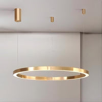 CRUISE ONE Ring Chandelier by Lampadom - side view