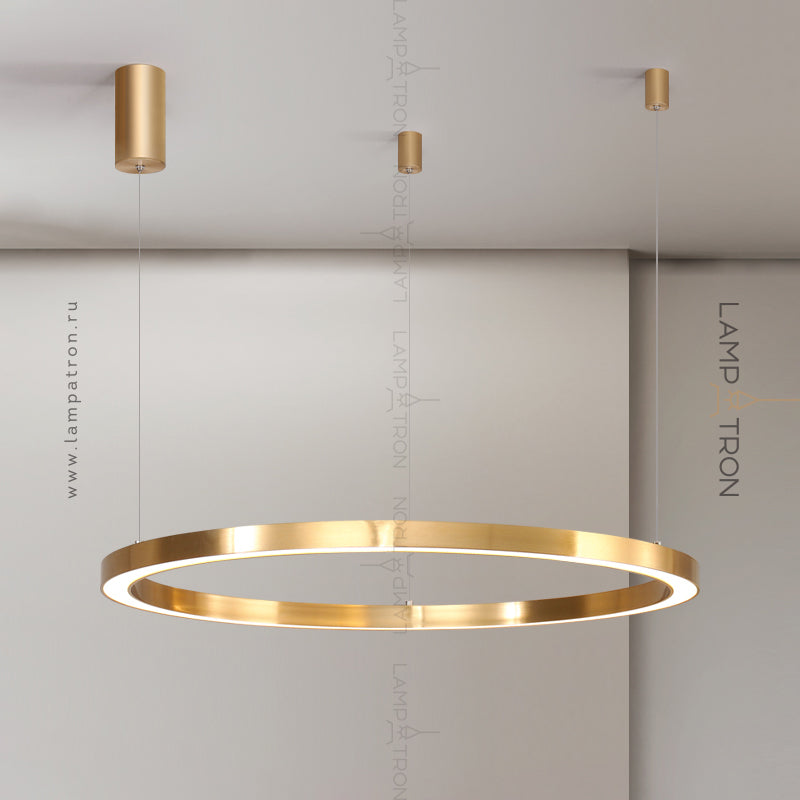 CRUISE ONE Ring Chandelier by Lampadom - top view