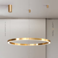 CRUISE ONE Ring Chandelier by Lampadom - top view