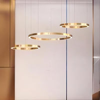 CRUISE ONE Ring Chandelier by Lampadom - scale reference
