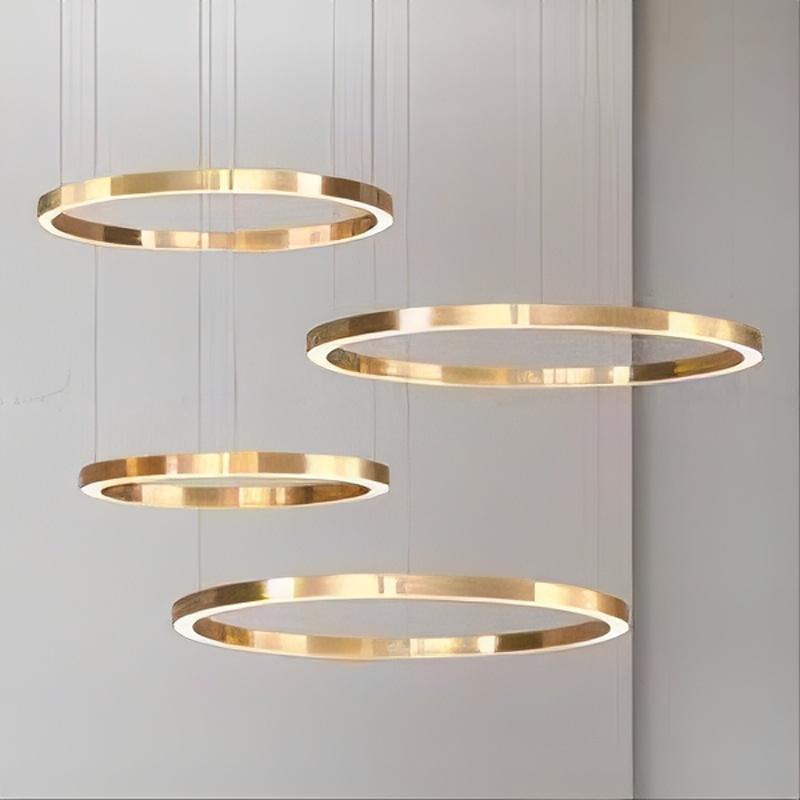 CRUISE ONE Ring Chandelier by Lampadom - detail view