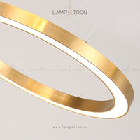 CRUISE ONE Ring Chandelier by Lampadom - side view