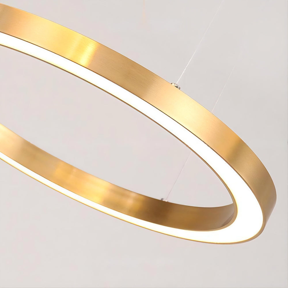 CRUISE ONE Ring Chandelier by Lampadom - scale reference