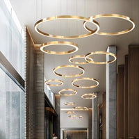 CRUISE ONE Ring Chandelier by Lampadom - ambient shot