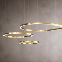 CRUISE Ring Chandelier by Lampadom - scale reference