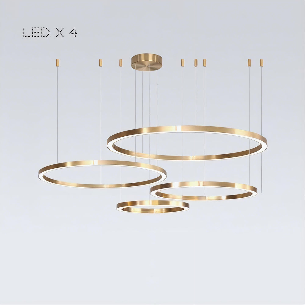 CRUISE Ring Chandelier by Lampadom - top view