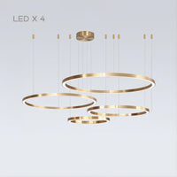 CRUISE Ring Chandelier by Lampadom - top view