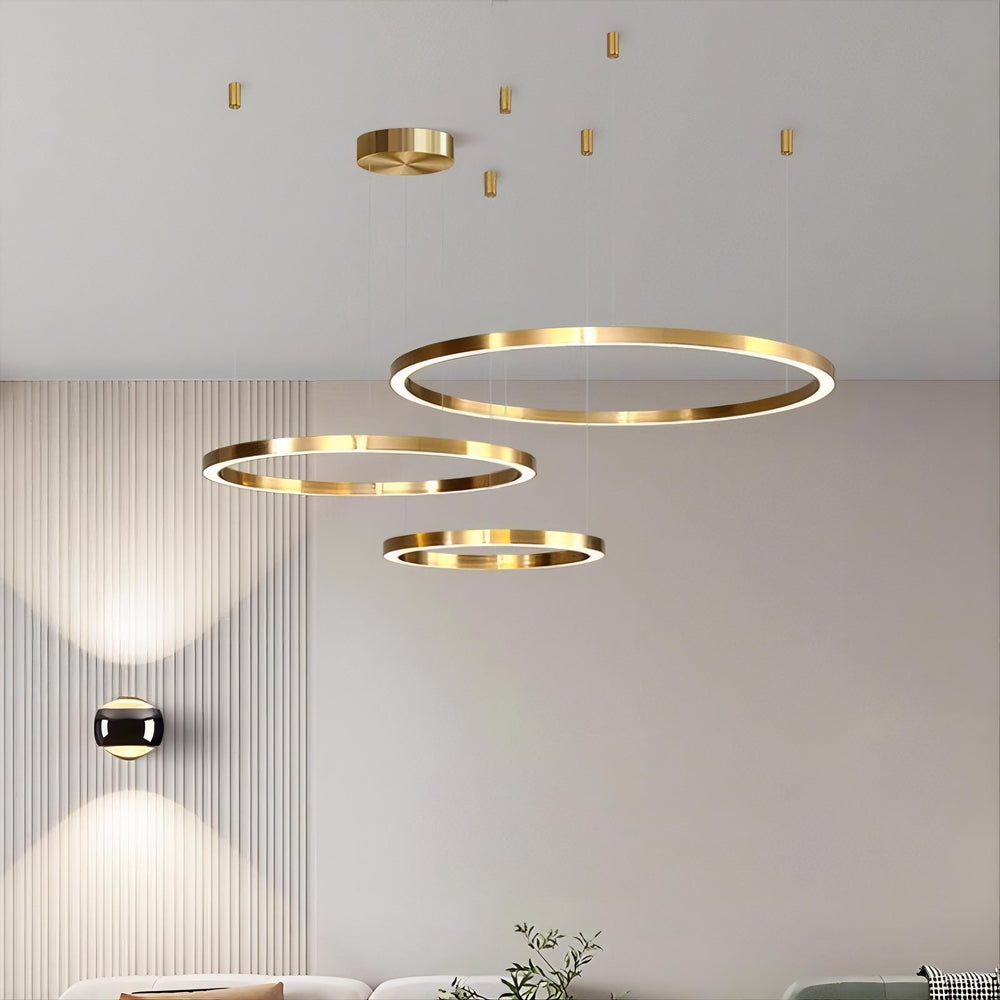 CRUISE Ring Chandelier by Lampadom - angle view