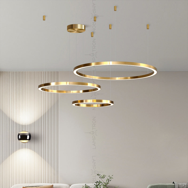 CRUISE Ring Chandelier by Lampadom - top view