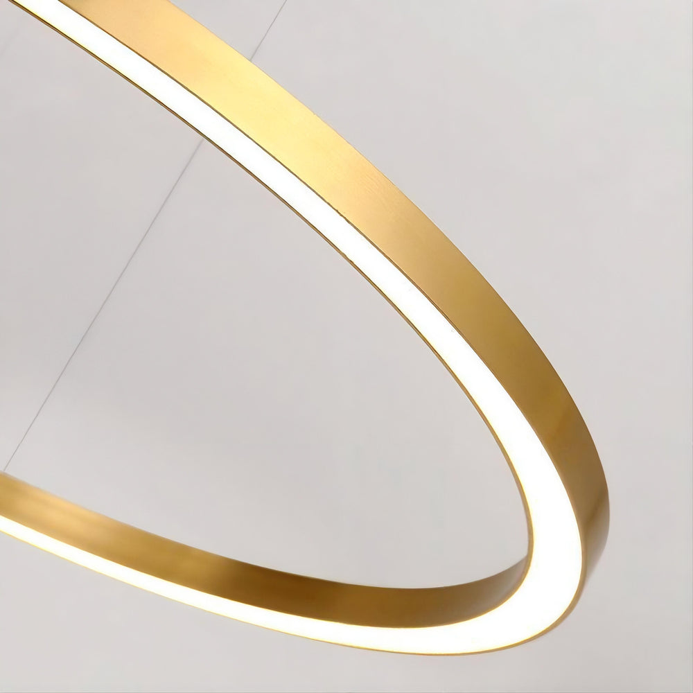 CRUISE Ring Chandelier by Lampadom - close-up
