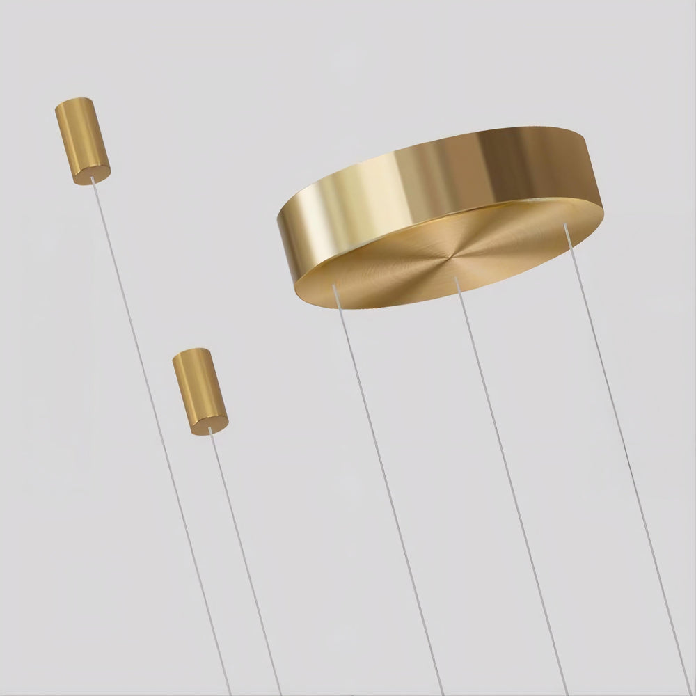 CRUISE Ring Chandelier by Lampadom - close-up