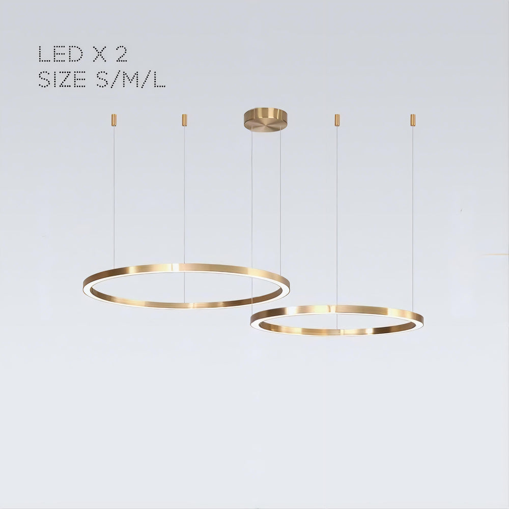 CRUISE Ring Chandelier by Lampadom - angle view