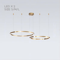 CRUISE Ring Chandelier by Lampadom - angle view