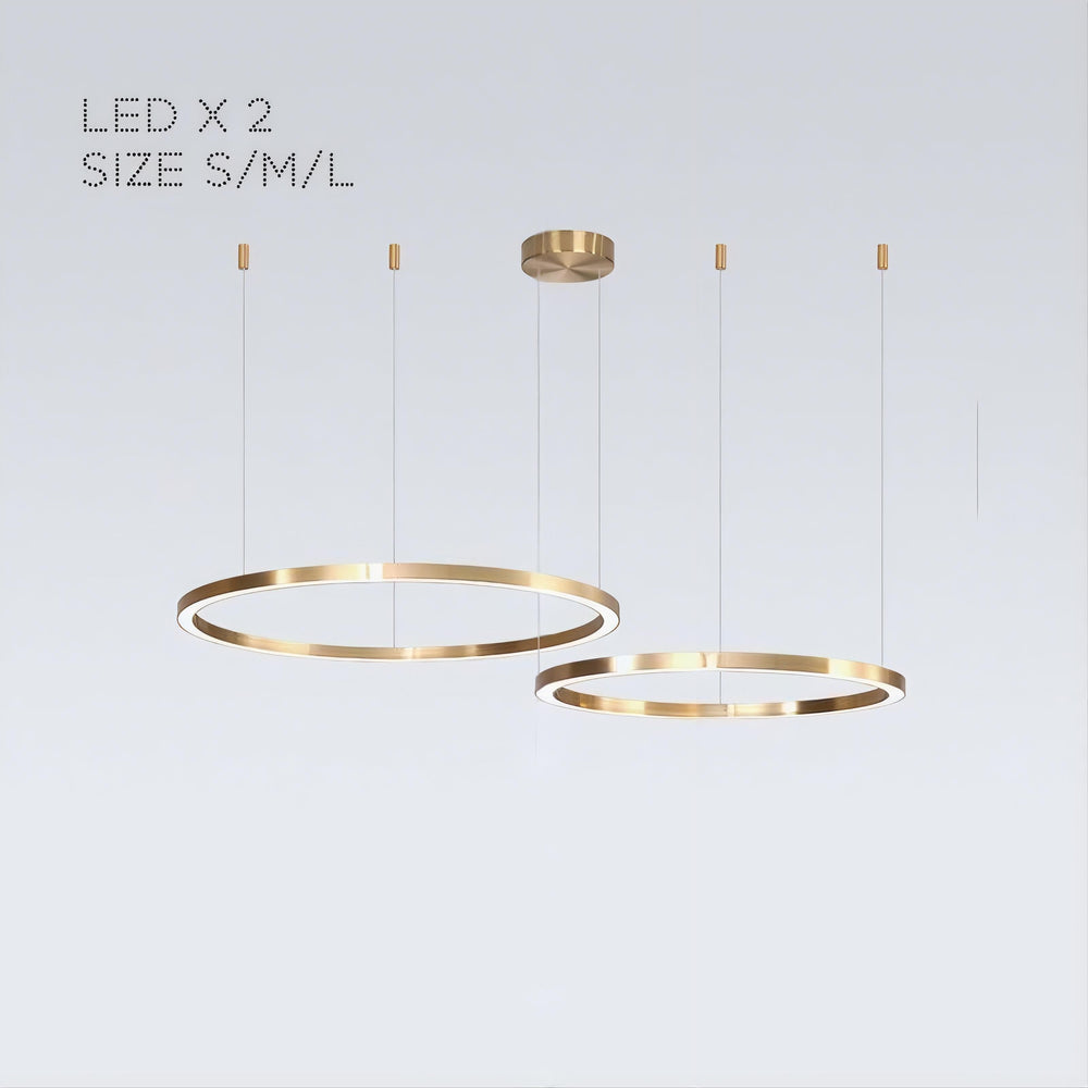 CRUISE Ring Chandelier by Lampadom - detail view