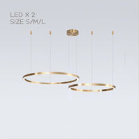 CRUISE Ring Chandelier by Lampadom - detail view