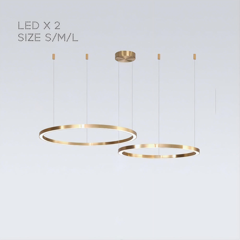 CRUISE Ring Chandelier by Lampadom - close-up