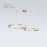 CRUISE Ring Chandelier by Lampadom - close-up