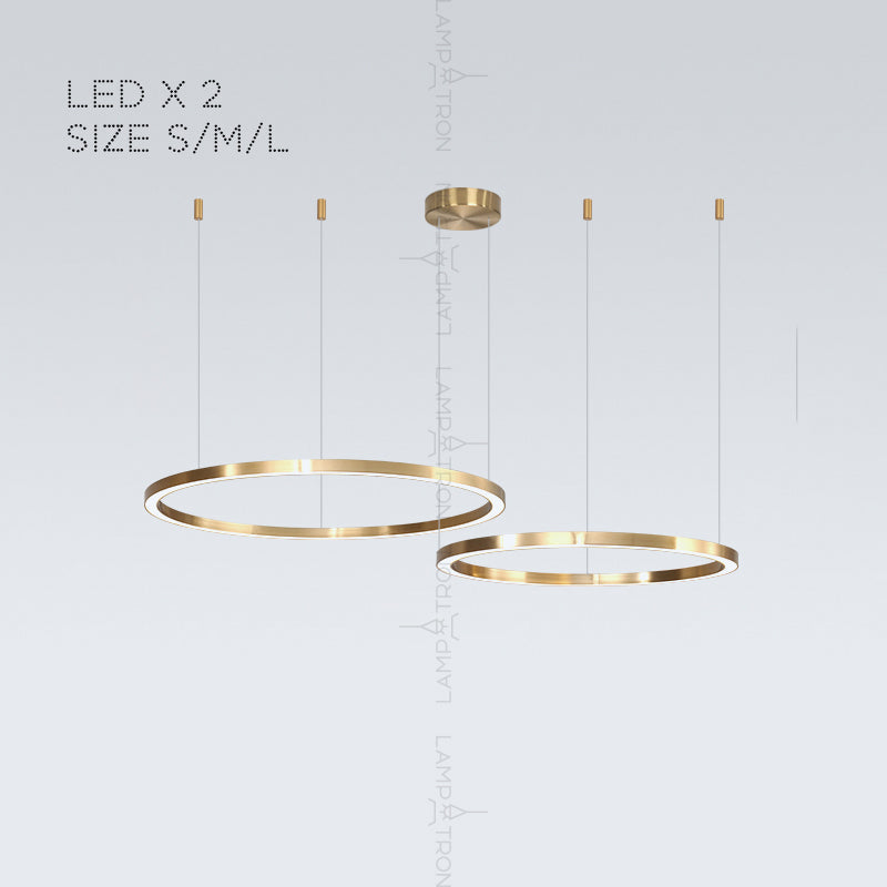 CRUISE Ring Chandelier by Lampadom - detail view