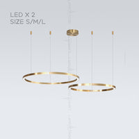CRUISE Ring Chandelier by Lampadom - detail view