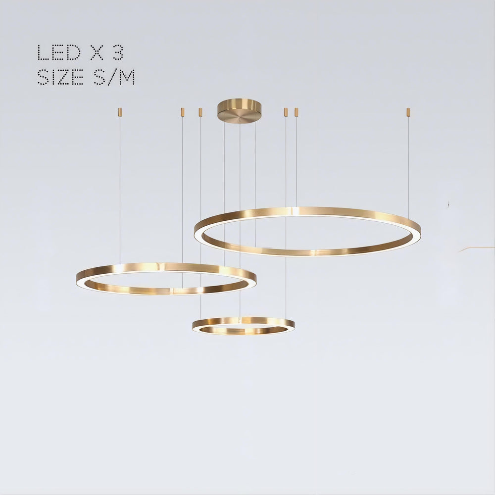 CRUISE Ring Chandelier by Lampadom - side view