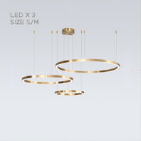 CRUISE Ring Chandelier by Lampadom - side view