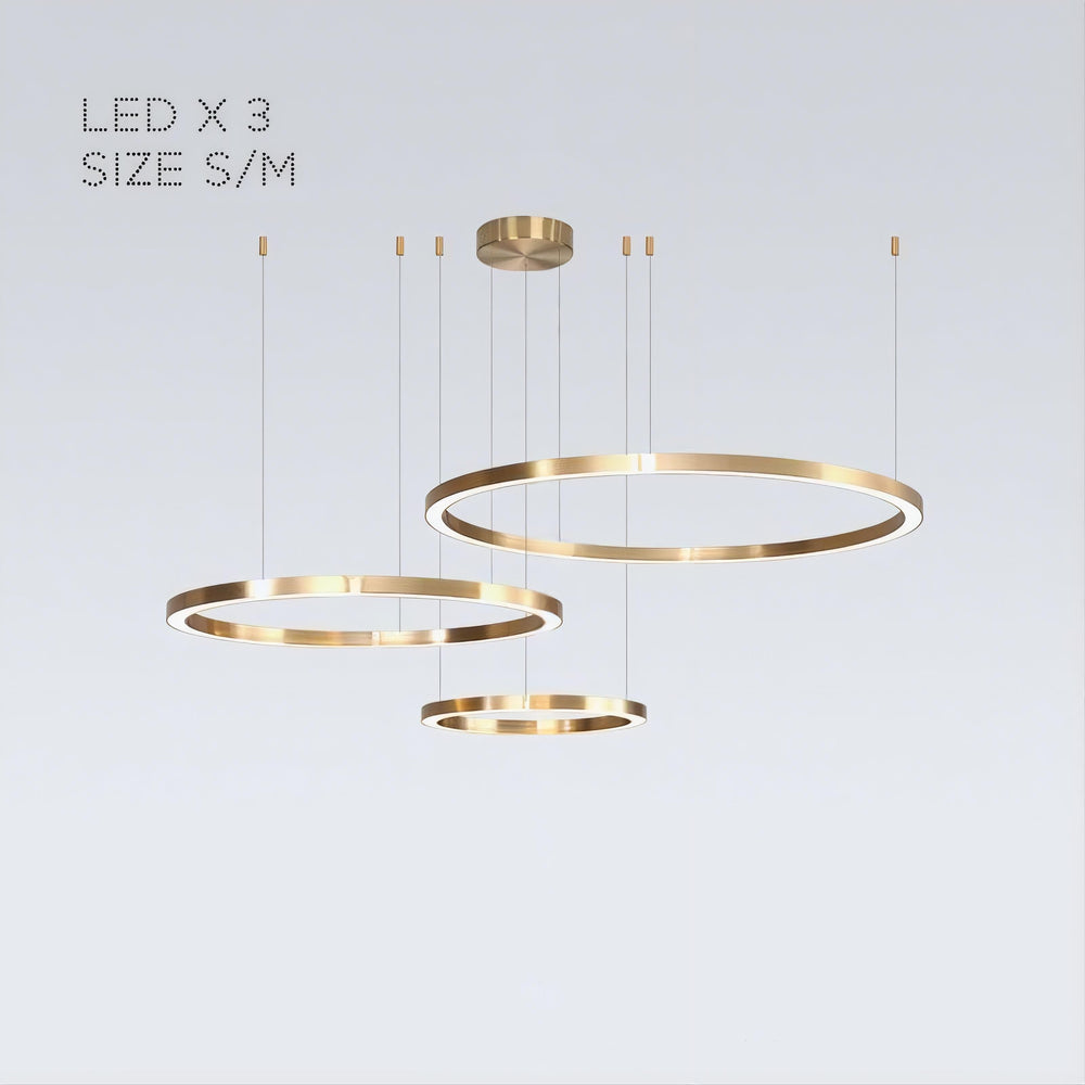 CRUISE Ring Chandelier by Lampadom - scale reference