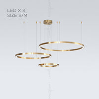 CRUISE Ring Chandelier by Lampadom - ambient shot