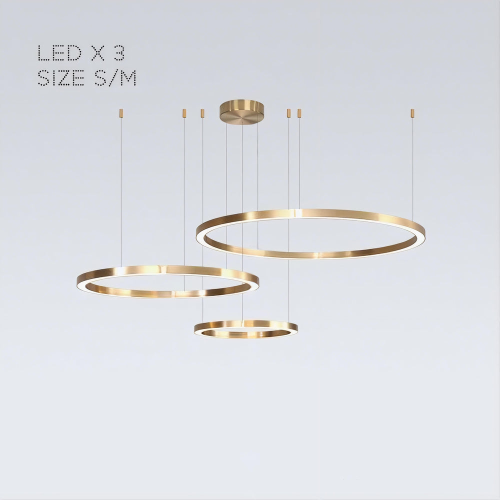 CRUISE Ring Chandelier by Lampadom - detail view