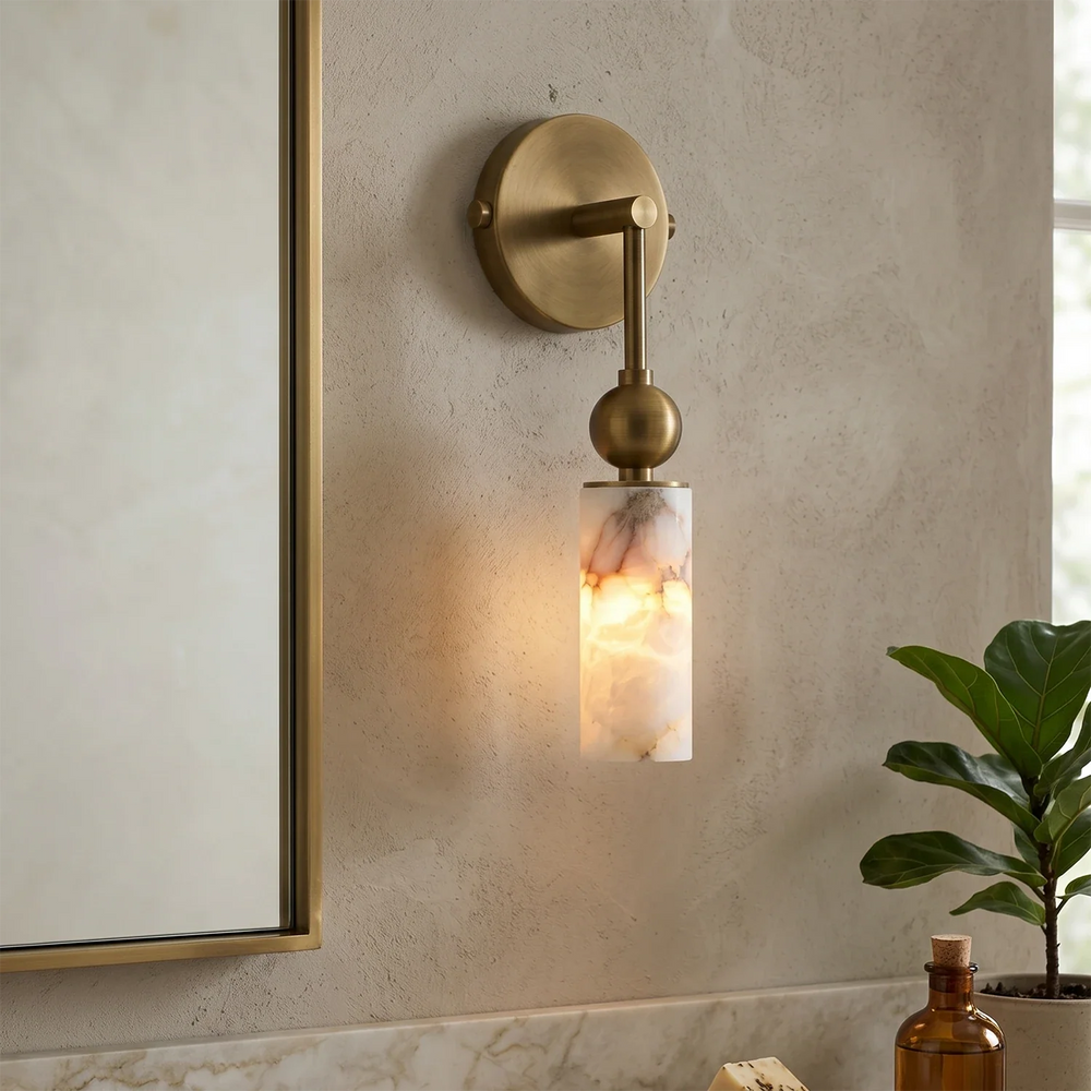 Harlin Alabaster Wall Light