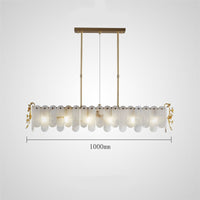 CYPRIAN Linear Chandelier by Lampadom - close-up