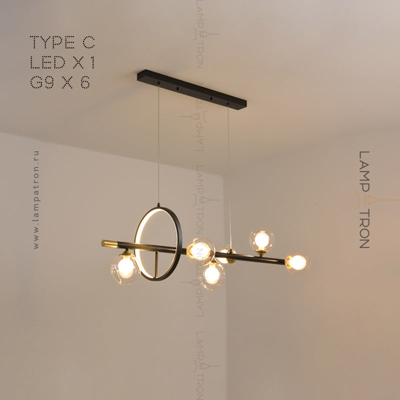 DAGFRID Linear Chandelier