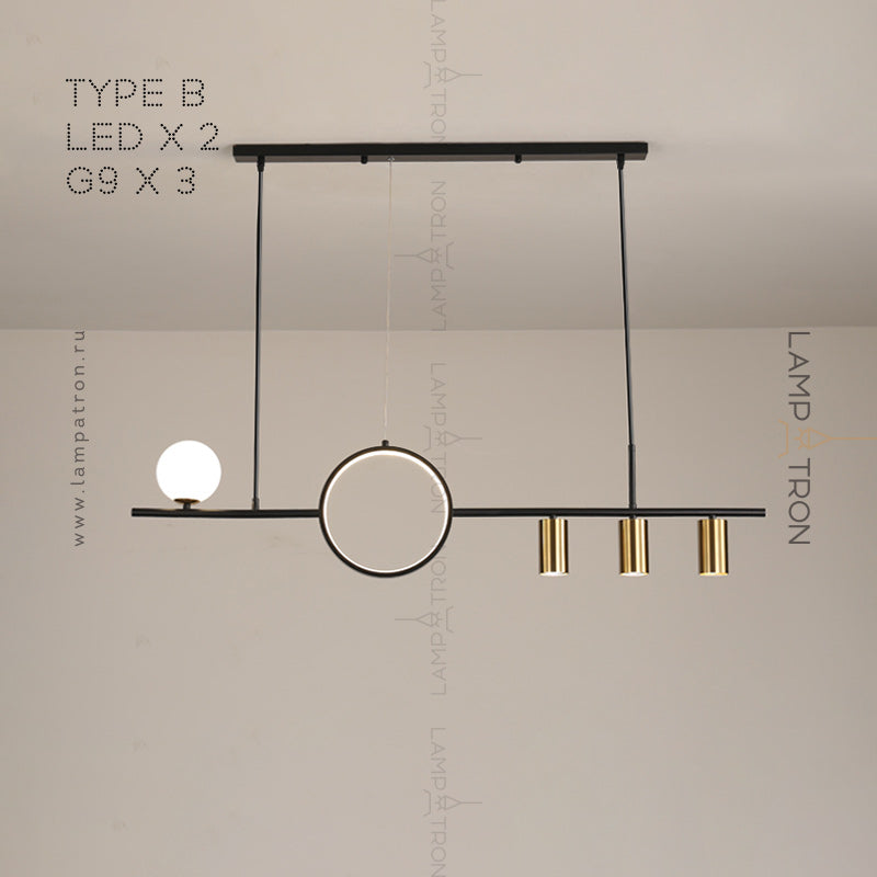 DAGFRID Linear Chandelier