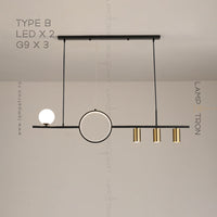 DAGFRID Linear Chandelier