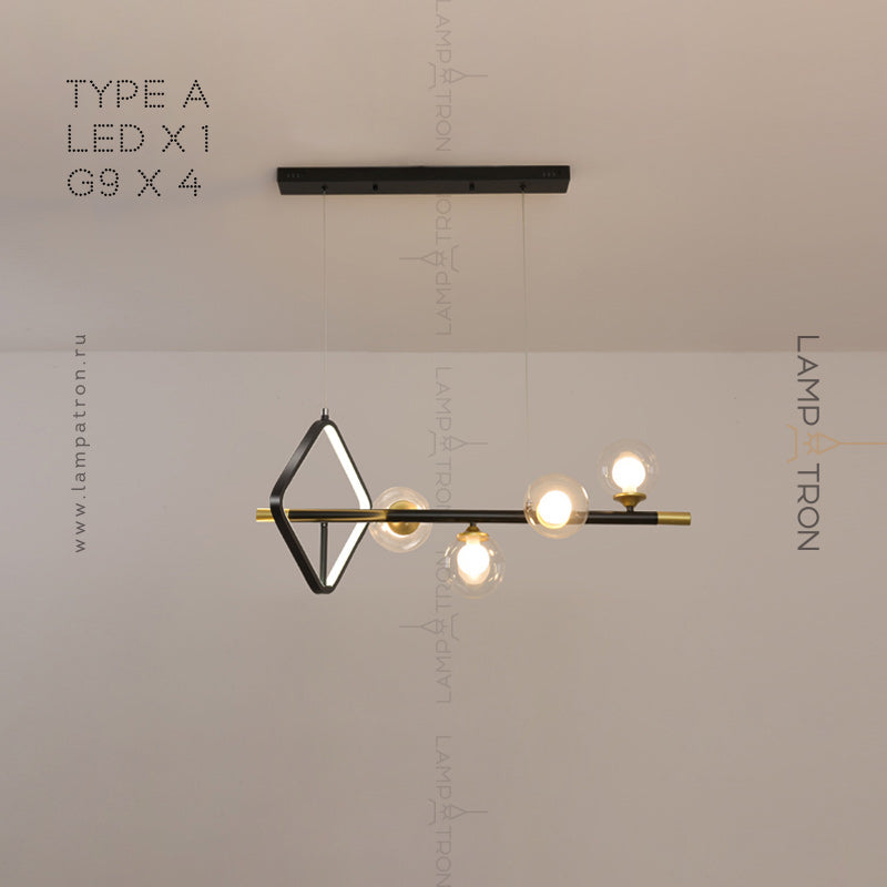 DAGFRID Linear Chandelier