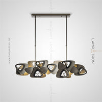 DAGMAR Linear Chandelier by Lampadom - ambient shot
