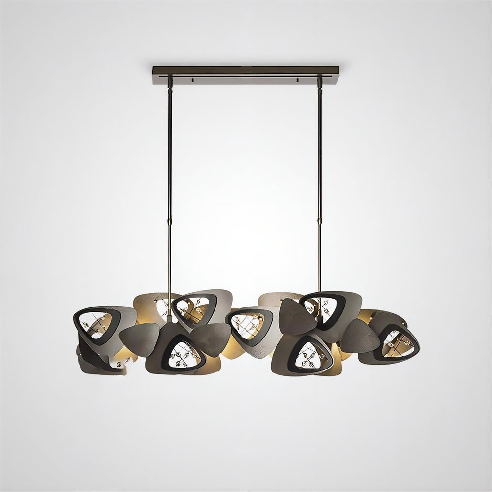 DAGMAR Linear Chandelier by Lampadom - side view